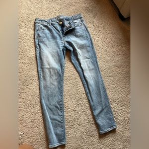 Light blue skinny jeans